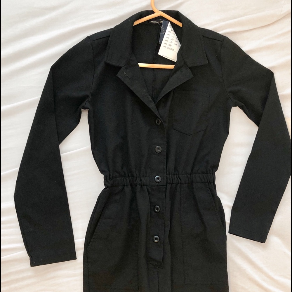 Brandy Melville black dylan jumpsuit